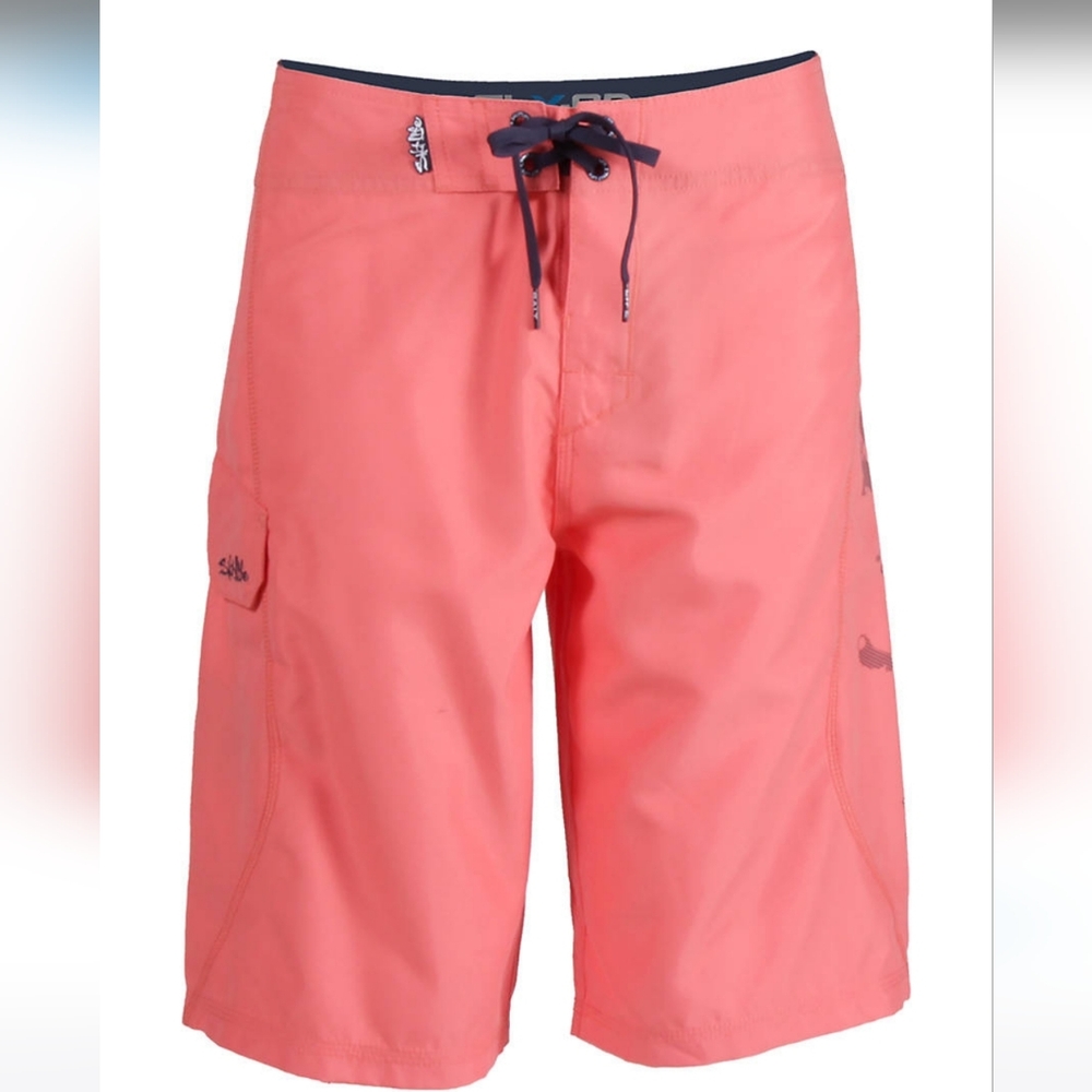 Salt Life Pink Quick-Dry Board Shorts